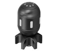 SUNGOOYUE Giroscopio Portátil de la Punta de los Dedos para Alivio del Estrés, TDA de Metal y Autismo Aidfingertip Gyroscope (A (Black)