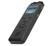 SUNGOOYUE Grabadora de Voz Digital SK 288 de 16 GB, Grabadora de Sonido Portátil Profesional, Reproductor MP3 con Pantalla LED, para Grabación y Reproducción de sin Pérdidas