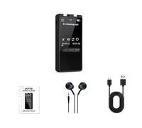 SUNGOOYUE Grabadora de Voz Portátil, Reproductor MP3 BT 5.2 con Pantalla de 1,77 Pulgadas y Reducción de Ruido, para Reuniones, Entrevistas y Conferencias (16G)