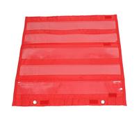 SUNGOOYUE Gráfico Transparente de 5 Filas Programas con Imanes Incorporados para Aprendizaje de Grupos Pequeños, Colores Brillantes, para Aula/educación en el Hogar - Poliéster PVC (rojo)