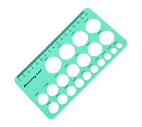 SUNGOOYUE Herramienta de Medición de Brida de Mama de Silicona Flexible para una Selección Cómoda de la Brida de la Bomba de Leche, Comprende 1,5 M de Cinta Blanda, Nuevas Madres (GREEN)
