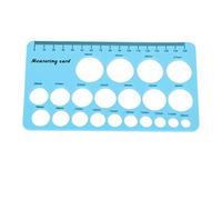 SUNGOOYUE Herramienta de Medición de Brida de Mama de Silicona Flexible para una Selección Cómoda de la Brida de la Bomba de Leche, Comprende 1,5 M de Cinta Blanda, Nuevas Madres (BLUE)