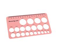 SUNGOOYUE Herramienta de Medición de Brida de Mama de Silicona Flexible para una Selección Cómoda de la Brida de la Bomba de Leche, Comprende 1,5 M de Cinta Blanda, Nuevas Madres (Rosado)