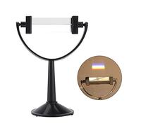 SUNGOOYUE Herramienta de Prisma de Pared de Vidrio óptico para un Experimento Fácil con un Soporte