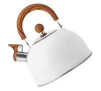 SUNGOOYUE Hervidor con Silbato, Hervidor con Silbato de Acero Inoxidable de 2,5 L con Plegable, para Agua Hirviendo, café, té