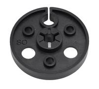 SUNGOOYUE Hub Controlador de Cinta en Blanco Confiable con Tornillos de Montaje para Grabadoras de Cinta, Fácil Instalación, Tamaño 1/4 7 Pulgadas, Hecho de Material ABS (Black)