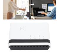 SUNGOOYUE Impresión del Servidor 10/100 MBIT/S LAN Puente Servidor de Impresora de Salida Inalámbrica 4 Impresora Compatible con 7 8 10 11 XP Ideal para la Tienda de la Tienda (Enchufe de la UE)