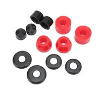 SUNGOOYUE Juego de Amortiguaci¨®n de Buje de Tabla de Skate, Pieza de Repuesto de Bujes de Monopat¨ªn de Amortiguaci¨®n de PU 90a para Monopat¨ªn de 4 Ruedas(Rojo)