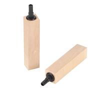 SUNGOOYUE Juego de Difusor de Piedra de Aire de Madera, 2 Piezas, Aireador de Burbujas de Madera Natural, Burbujas Finas y Uniformes para Acuario, Bomba de Aire, Hidroponía, Pecera, Marina y Agua L