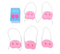 SUNGOOYUE Juego de Fiesta con Hocico de Cerdo, Divertido Juego Familiar Interactivo para Niños y Adultos con 150 Cartas, 5 Narices de Cerdo y 60 Fichas de Barro