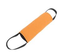 SUNGOOYUE Juguete para Tirar de Perros, Almohada para Morder de Mezcla de Fibra Roja con Acolchado para Entrenamiento de Cachorros, Juego Interactivo para Masticar, Ejercicio en Interiores y (Orange)
