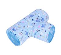 SUNGOOYUE Juguete Túnel para Mascotas de 3 Vías Juguete Tubo de Ejercicio para Animales Pequeños Tela de Tela Túnel de 29 Cm de Largo 10 Cm de Diámetro Forro de Nailon Suave para Hámsteres (Blue)