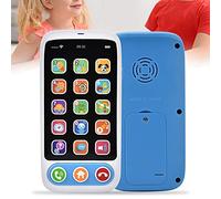 SUNGOOYUE Juque de Chiste Kniffly Toy Phone Play Music, Funny Learning English Cell Telephon For Children's (Blue)