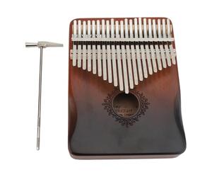 SUNGOOYUE Kalimba Thumb Piano 21 Teclas Caoba Metal Instrumento Hecho A Mano para Principiantes Adultos Niños, Tono Correcto, Relajación Hogar Al Aire Libre (Degradado tipo 3)