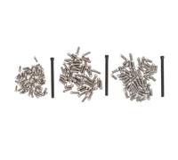 SUNGOOYUE Kit con Tornillos de Rueda Rígidos Altos para Superar RC, Tornillos de Automóvil de Acero Inoxidable Premium, 150pc M2.5 M3 Kit de Mierda de Mierda en Acero Inoxidable por 1/8 1/10