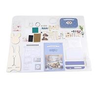 SUNGOOYUE Kit en Miniatura, Miniaturas de Resina de Papel de Tela de Madera, Mini con Luz LED, Montaje DIY de 6 a 12 Horas para Colección de Exhibición en el Hogar para Adultos (vagabundeo Invernal)