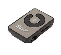 SUNGOOYUE Light Mp3 Lector con Ranura para la Abrazadera/Propietario y la Tarjeta de Memoria de Ejercicios, la Computadora Portátil de Viaje, Duración de la Batería Larga (Black)