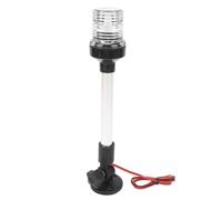 SUNGOOYUE Luz de Ancla de Popa, Luz de Navegación LED de Popa con Base de Aleación de Aluminio, Poste Plegable de 12 Pulgadas, Visibilidad Total de 360 grados de Más de 2 NM para Barco de Pesca,