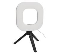 SUNGOOYUE Luz LED con Abrazadera/Soporte para Computadora Portátil, Luz de Video USB Regulable con Trípode, Temperatura de Color Ajustable, para Videoconferencias, Fotografía de Maquillaje,