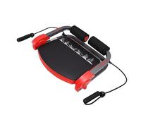 SUNGOOYUE Máquina de Abdominales, Equipo de Entrenamiento de Cuerpo Completo, Banco para Sentarse con Banda de Ejercicios para Gimnasio en Casa, Entrenamiento de Piernas y Caderas