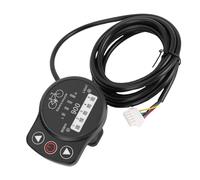 SUNGOOYUE Metro Eléctrico de la Exhibición de LED de la Bici, Ordenador Multi del Panel de Pantalla LED del Voltaje 24V 36V 48V del ABS Compatible con el Protocolo de No.1 OMD para la