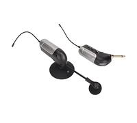 SUNGOOYUE Micrófono de Instrumento, Micrófono Inalámbrico UHF con Soporte de Silicona a Prueba de Golpes y Cuello de Cisne de 360°, para Guitarra, Violín, Arpa, Laúd, Puesta en Escena,