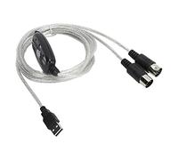 SUNGOOYUE Midi Al Convertidor USB -plug y Reproducir para Instrumentos Musicales Electrónicos que Es Compatible con XP/Vista/OS X/Window