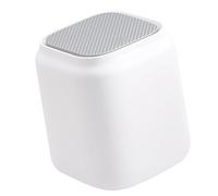 SUNGOOYUE Mini Bote de Basura con Tapa, Cesto de Basura de Escritorio con Tapa a Presión para Oficina, Dormitorio, Estudio, Hogar (WHITE)