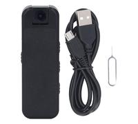 SUNGOOYUE Mini Camera de Carrocería, Camiseta con Visión Nocturna de 5 Metros 1080p Video HD 140 ° Gran Angular 180 ° Lente Giratoria Clip de Portada en la Cámara para Actividades de