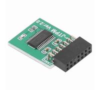 SUNGOOYUE Módulo TPM 2.0 Cifrado Fuerte Interfaz LPC de 14 Pines Placa de Módulo TPM Verde