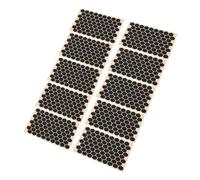 SUNGOOYUE Negro 10 Piezas Pegatinas de Hexagonal Texturizadas Ultrafinas Absorbentes de Sudor Antideslizantes para Teclado de Ratón Teléfono Móvil