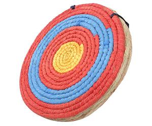 SUNGOOYUE Objetivo de Tiro con de Paja de 6 Cm de Grosor, Fardo de Paja Profesional para Entrenamiento de Tiro con en Interiores y Exteriores, con Cuerda de Nailon de,