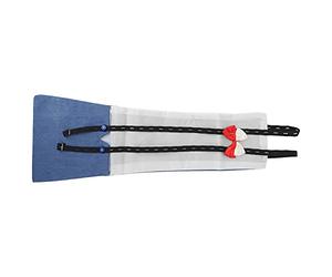 SUNGOOYUE Pañales de Pato para Patos Reales, Pañales de Tela para Pollo Denim M, Lavables y Reutilizables para Aves de Corral con Pajarita, para Uso en Granjas en Interiores y Gansos (M)