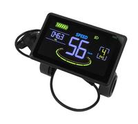 SUNGOOYUE Panel de Control de Pantalla LCD para Bicicleta Eléctrica, Conector 5P, Medidor de Pantalla de Alta Visibilidad para Bicicletas Eléctricas y Scooters
