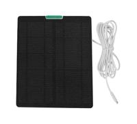 SUNGOOYUE Panel Solar de 10W, para Cámara de Seguridad de 10 W Cámara Panel Solar de 10 W Cargador Solar para el Ajuste de la Cámara con el Soporte Ajustable de Cable Tipo C de 10 Pies C (WHITE)