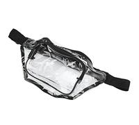 SUNGOOYUE Paquete Transparente Transparente Impermeable de PVC con Cremallera para Viajes, Tiendas, Playa - Pack Light and Durable Fanny Pack (Black)
