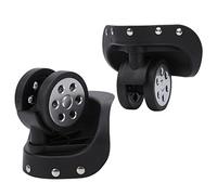 SUNGOOYUE Part de Repuesto para Ruedas de Equipaje, Ruedas de Doble Hilera de la Rueda de la Rueda Universal para Reemplazo