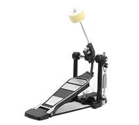 SUNGOOYUE Pedal de Bombo Bloqueo de Resorte, Pedal de Patio de Patada de un Cadena, Ajustado de ángulo de Martillo, Rodamiento Múltiple, Diseño Duradero que No Es Deslizamiento, Liviano, Aleación