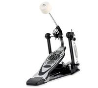 SUNGOOYUE Pedal de Bombo con Accionamiento de Cadena Doble, Pedal de Patada de Aleación de Aluminio de Tensión de Resorte Ajustable para la Práctica y el Rendimiento de los Bateristas