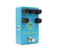 SUNGOOYUE Pedal de Compresor, Control Dinámico Suave, Mejora de Sostenido, Compresor óptico de Aleación Azul, Bypass Verdadero para Bajista, Guitarra Eléctrica, bajo