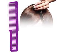 SUNGOOYUE Peine para Recortar el Cabello Peine para Cortar Peluquero de Plástico de Carbono Dientes Antideslizantes Antiestáticos Diseño Plano Liso para Uso en Cortapelos y Tijeras de Peluquería