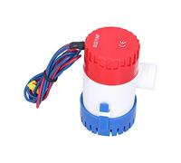 SUNGOOYUE Pequeña Bomba de Buceo Bomba de Sentina Eléctrica Fácil de Bloquear 12 V/24 V 350/750/1100 GPH para Pesca, Protección Ambiental Azul (DC12V 350GPH)