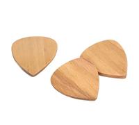SUNGOOYUE Picks de Guitarra de Madera de Oliva, 3 Piezas de Reemplazo de Guitarra Acústica Reemplazo de Madera sin Deslizamiento Piezas de Instrumentos Musicales
