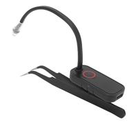 SUNGOOYUE Pinzas con Luz, 1 Segundo Pegamento de Secado Rápido, Cuello de Cisne Ajustable de 180°, Pinzas de Extensión de Injerto de Pestañas Ligeras LED para Salón de Belleza