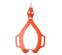SUNGOOYUE Pinzas para Arrastre de Troncos Garra para Madera de Acero Al Carbono Mandíbula de 21 Pulgadas con 2 Ganchos Dentados para Vehículos Todo Terreno, Tractores y Camiones para Levantar