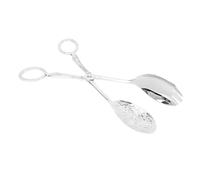 SUNGOOYUE Pinzas para Ensalada Tijeras Elegantes de Metal para Servir de Estilo Europeo para Buffet de Fiestas, Material de Aleación de Zinc (SILVER)