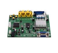 SUNGOOYUE Placa Convertidora CGA A VGA Placa Adaptadora de Vídeo A D de 24 bits 640 X 480 A 1360 X 768 Escaneo Automático para Usuarios de Monitores PCB CRT LCD PDP de Juegos