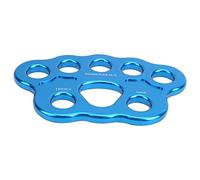 SUNGOOYUE Placa de Aparejo de 8 Orificios 45KN, Anclaje Múltiple, Anclajes Multiplicadores, Conector Dividido para Escalada en Roca, Actividades Al Aire Libre