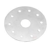 SUNGOOYUE Placa Difusora de Calor de Acero Inoxidable, Conductor de Calor de 6,5 Pulgadas para Estufa de Gas, Ayuda a Reducir el Abrasador y Distribuir el de Manera Más Uniforme, para Cocinar Sopa