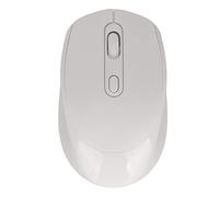 SUNGOOYUE Ratón Mecánico Inalámbrico, Diseño Ergonómico, Acabado Mate Agradable Al Tacto, 3 Niveles de dpi Ajustables hasta 1600, Recargable por USB de 2,4 G, con Motor de Juego d (White)